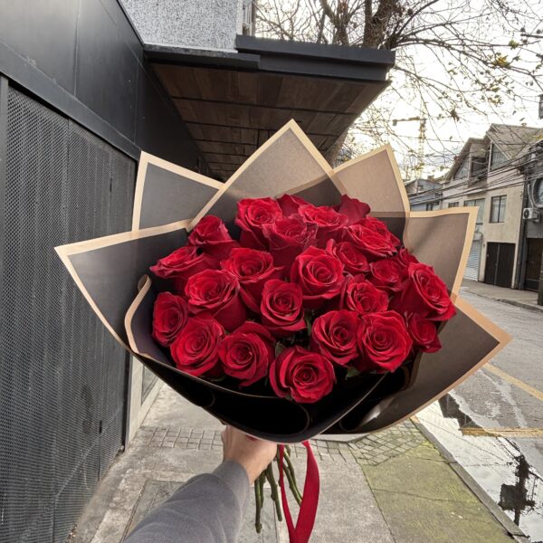 Bouquet Exclusivo 25 Rosas Rojas