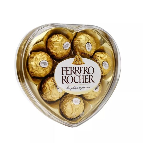 Caja Corazón de 8 Chocolates Ferrero