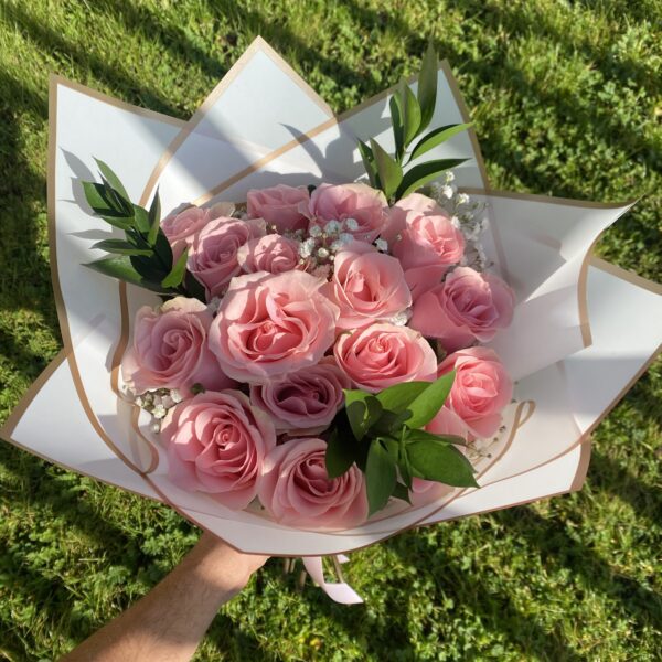 Bouquet Deluxe de Rosas Rosadas