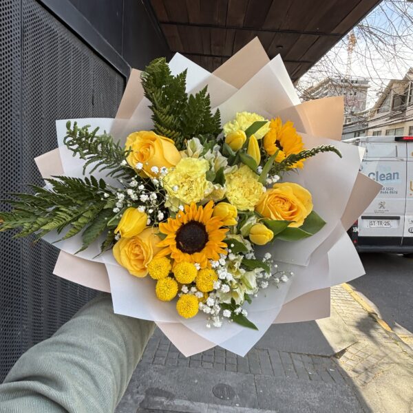 Ramo Flores Amarillas Premium